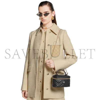 GUCCI GG MARMONT MINI VANITY BAG 837454 (19*11.5*9cm) GUCCI GG MARMONT MINI VANITY BAG 837454 (19*11.5*9cm)